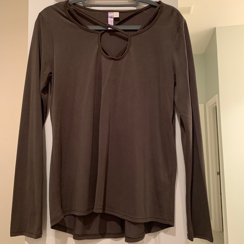 Olive green shirt